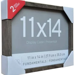 2 Pack Fundamentals 11" x 14" Gray Shadow Boxes by Studio Décor®