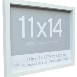 2 Pack Fundamentals 11" x 14" White Shadow Boxes by Studio Décor®