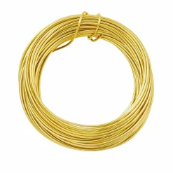 12 Pack: 18 Gauge Gold Aluminum Wire by Bead Landing™