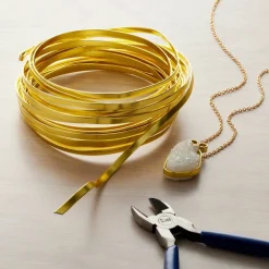 12 Pack: 18 Gauge Gold Flat Wire by Bead Landing™