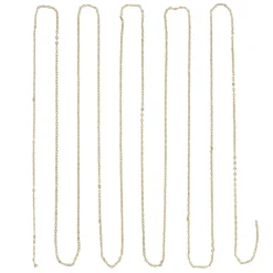 12 Pack: 72" Gold Mini Anchor Chain by Bead Landing™