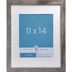 8 Pack: Gray Belmont Frame With Mat by Studio Décor®