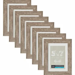 8 Pack: Gray Belmont Frame With Mat by Studio Décor®