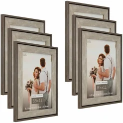 6 Pack: Gray Wash Two-Tone Frame, Home Collection by Studio Décor®