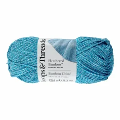 8 Pack: Heathered Bamboo™ Yarn by Loops & Threads®