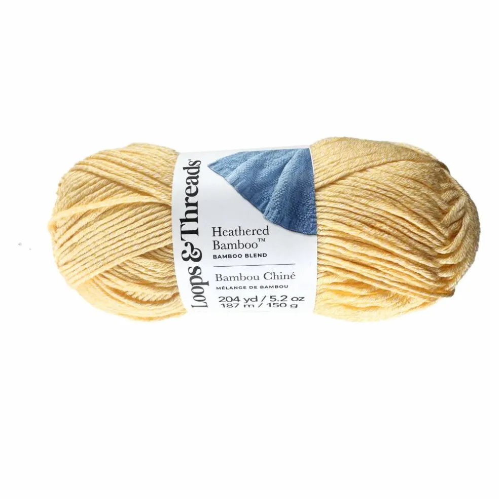 8 Pack: Heathered Bamboo™ Yarn by Loops & Threads®