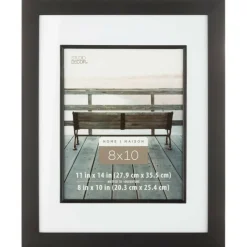 6 Pack: Home Black Studio Frame with Mat by Studio Décor®