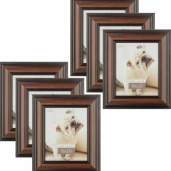 6 Pack: Home Brown & Black Wood Grain Frame by Studio Décor®