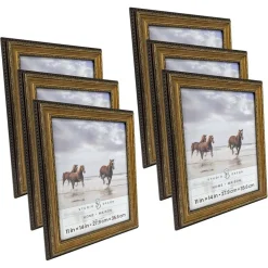 6 Pack: Home Gold Pompeii Wood Wall Frame by Studio Décor®