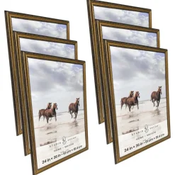6 Pack: Home Gold Pompeii Wood Wall Frame by Studio Décor®