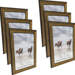 6 Pack: Home Gold Pompeii Wood Wall Frame by Studio Décor®