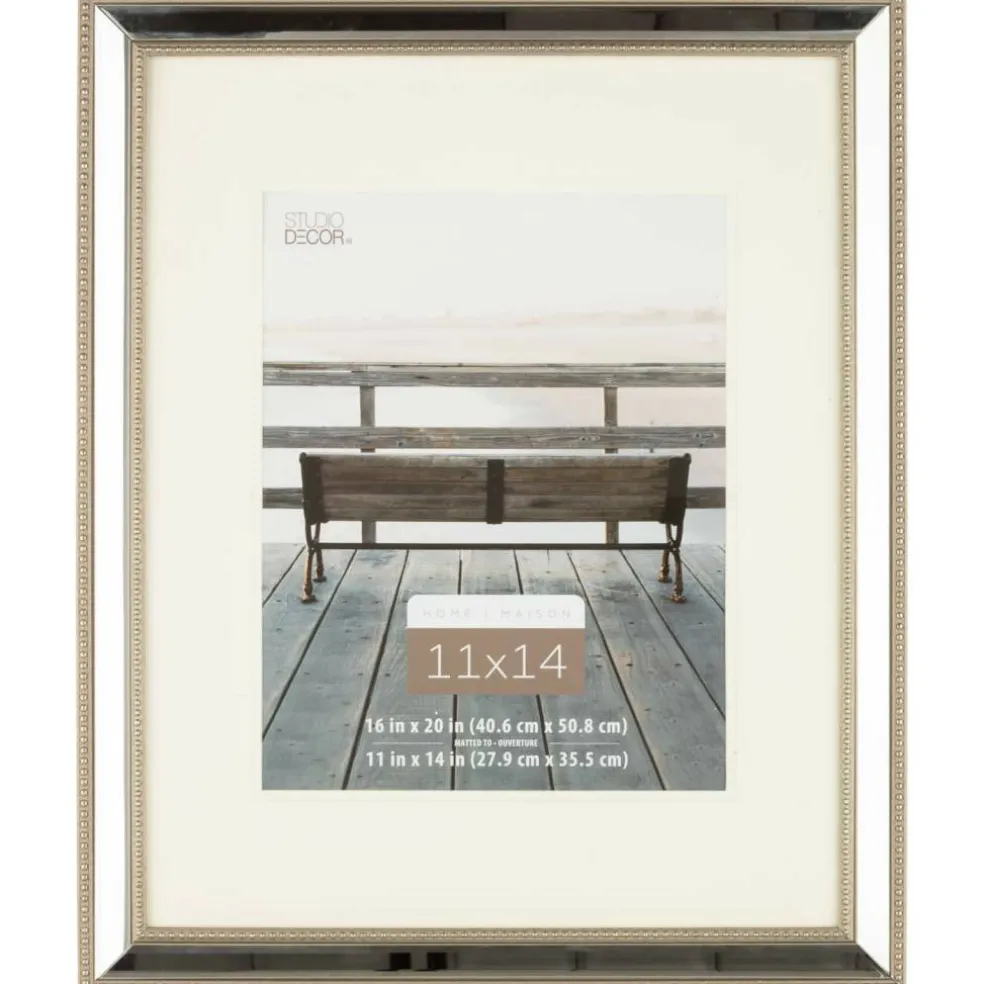 6 Pack: Home Mirrored Frame with Mat by Studio Décor®