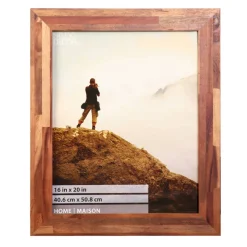 6 Pack: Home Natural Brown Wood Plank Frame by Studio Décor®