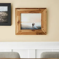 6 Pack: Home Natural Brown Wood Plank Frame by Studio Décor®