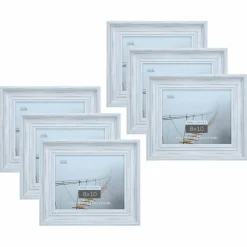6 Pack: Home White Distressed Catalina Frame by Studio Décor®