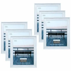 6 Pack: Home White Distressed Catalina Frame by Studio Décor®
