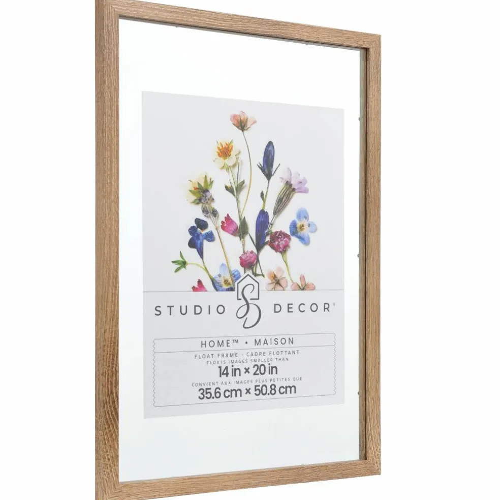 6 Pack: Home™ 14" x 20" Brown Float Frame by Studio Décor®