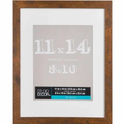 8 Pack: Honey Belmont Frame with Mat by Studio Décor®