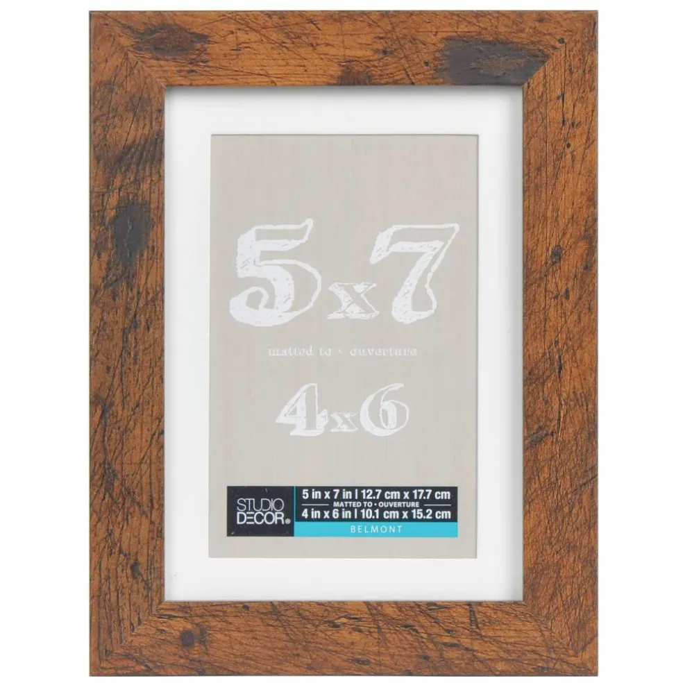 8 Pack: Honey Belmont Frame with Mat by Studio Décor®