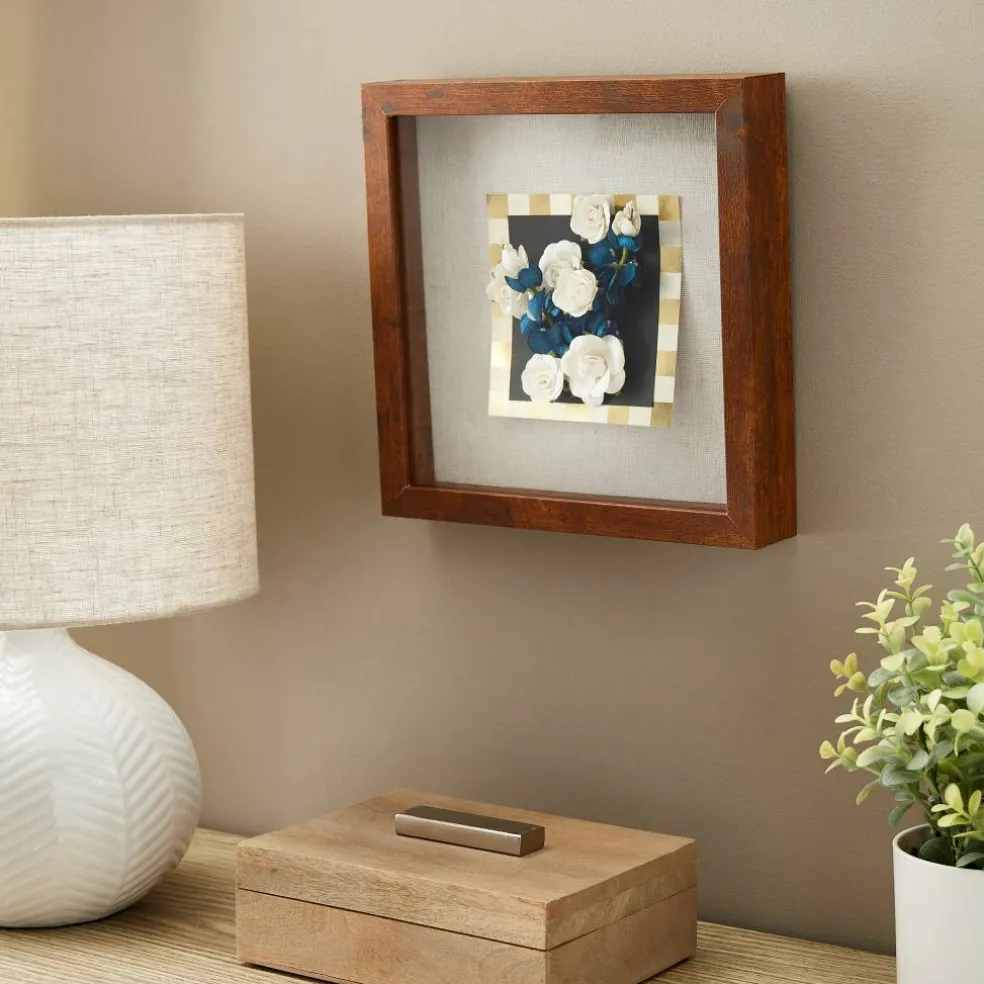 8 Pack: Honey Belmont 9" x 9" Shadowbox by Studio Décor®