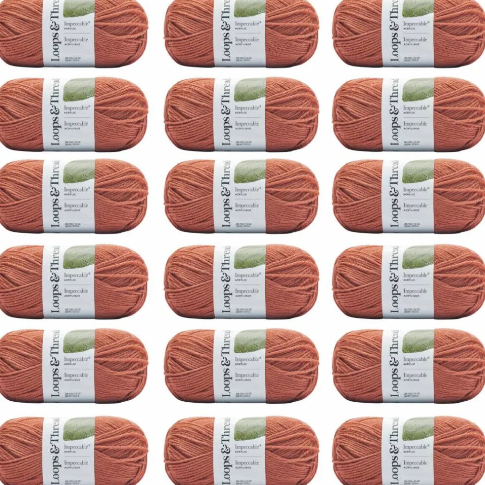 18 Pack: Impeccable® Solid Yarn by Loops & Threads®