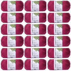 18 Pack: Impeccable® Solid Yarn by Loops & Threads®