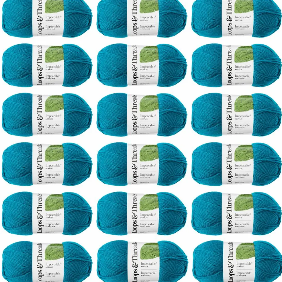 18 Pack: Impeccable® Solid Yarn by Loops & Threads®