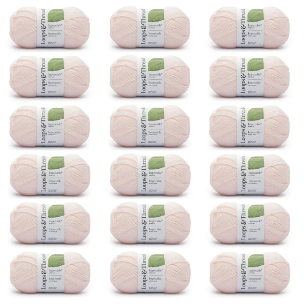 18 Pack: Impeccable® Solid Yarn by Loops & Threads®