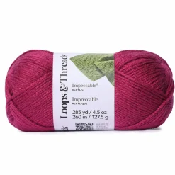18 Pack: Impeccable® Solid Yarn by Loops & Threads®