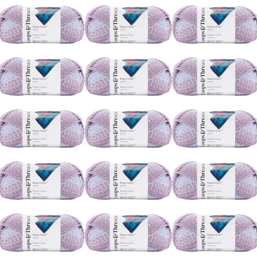 15 Pack: Impressions™ Yarn by Loops & Threads®