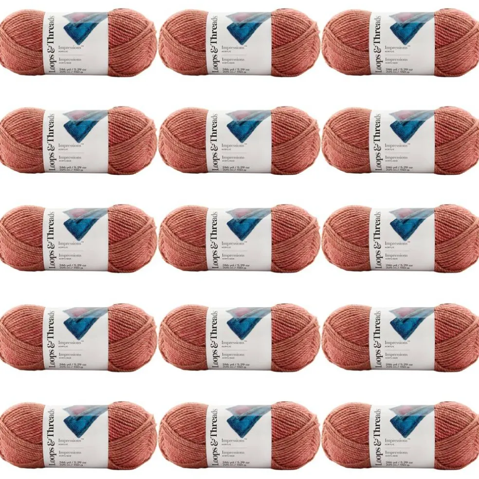 15 Pack: Impressions™ Yarn by Loops & Threads®