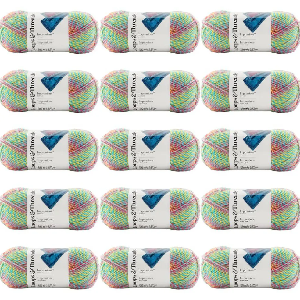 15 Pack: Impressions™ Yarn by Loops & Threads®