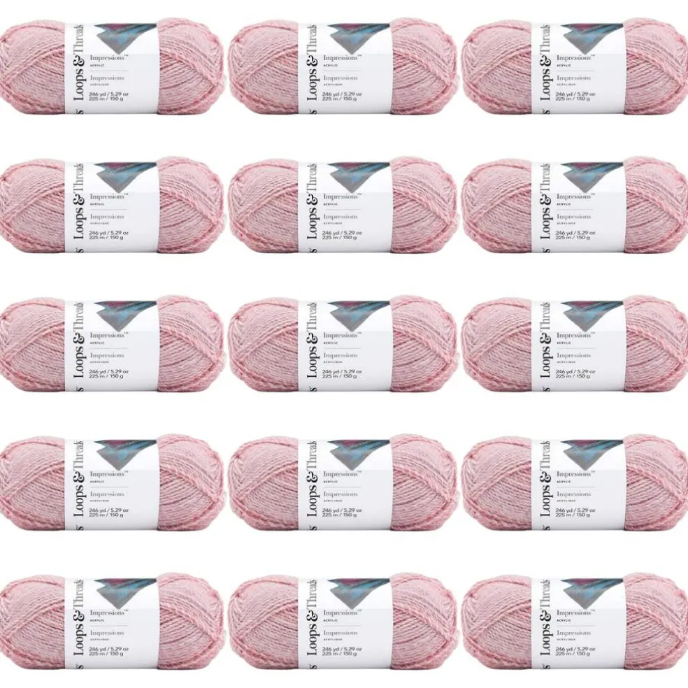 15 Pack: Impressions™ Yarn by Loops & Threads®