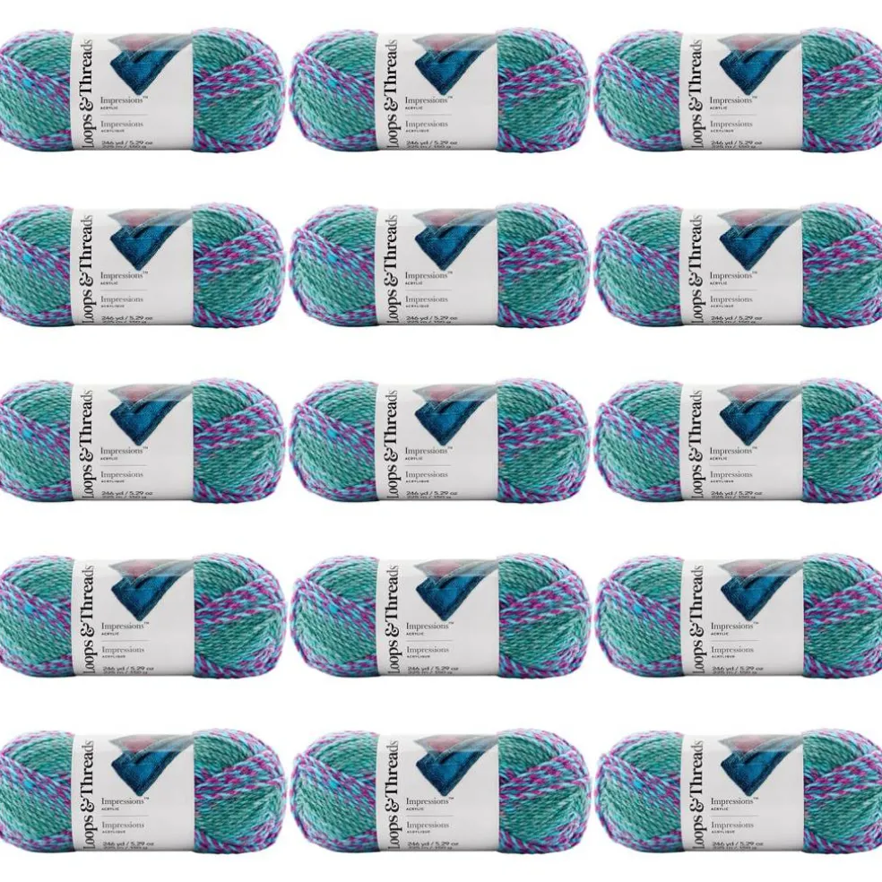 15 Pack: Impressions™ Yarn by Loops & Threads®