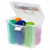 8 Pack: IRIS Portable Craft Storage Tote