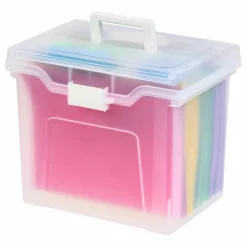 8 Pack: IRIS Portable Craft Storage Tote