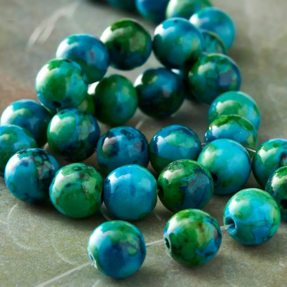 12 Pack: Jade Round Beads, 8mm by Bead Landing™
