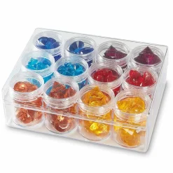 12 Pack: 12 Jar Bead Organizer by Bead Landing™