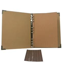 6 Pack: Kraft Journal Scrapbook Album by Recollectionsâ„¢