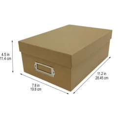 12 Pack: Kraft Memory Box by Simply Tidy™