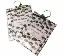 2 Pack Large Hanging Closet Sachet 9 x 6.75 with Metal Hanger and Bow