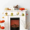 10-Pack Large Unfinished Wooden Thanksgiving Craft Set – Paintable Pumpkin, Scarecrow & Fall Harvest Wooden Ornaments for DIY Home Decor, Hanging Wall & Seasonal Craft Projects