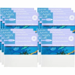 12 Pack: Level 1 Back Stapled Traditional Canvas by Artist's Loft™