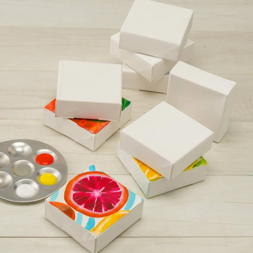 9 Pack Level 1 4" x 4" Deco Canvas by Artist's Loft®