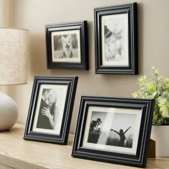 5 Pack Lifestyles Black Frame with Mat  by Studio Decor®