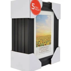 5 Pack Lifestyles Black Frame with Mat  by Studio Decor®
