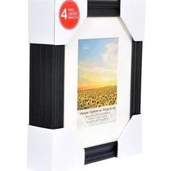 4 Pack Lifestyles 5" x 7" Black Frame with Mat by Studio Décor®