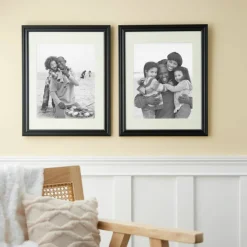 2 Pack Lifestyles 11" x 14" Black Frames with Mat by Studio Décor®