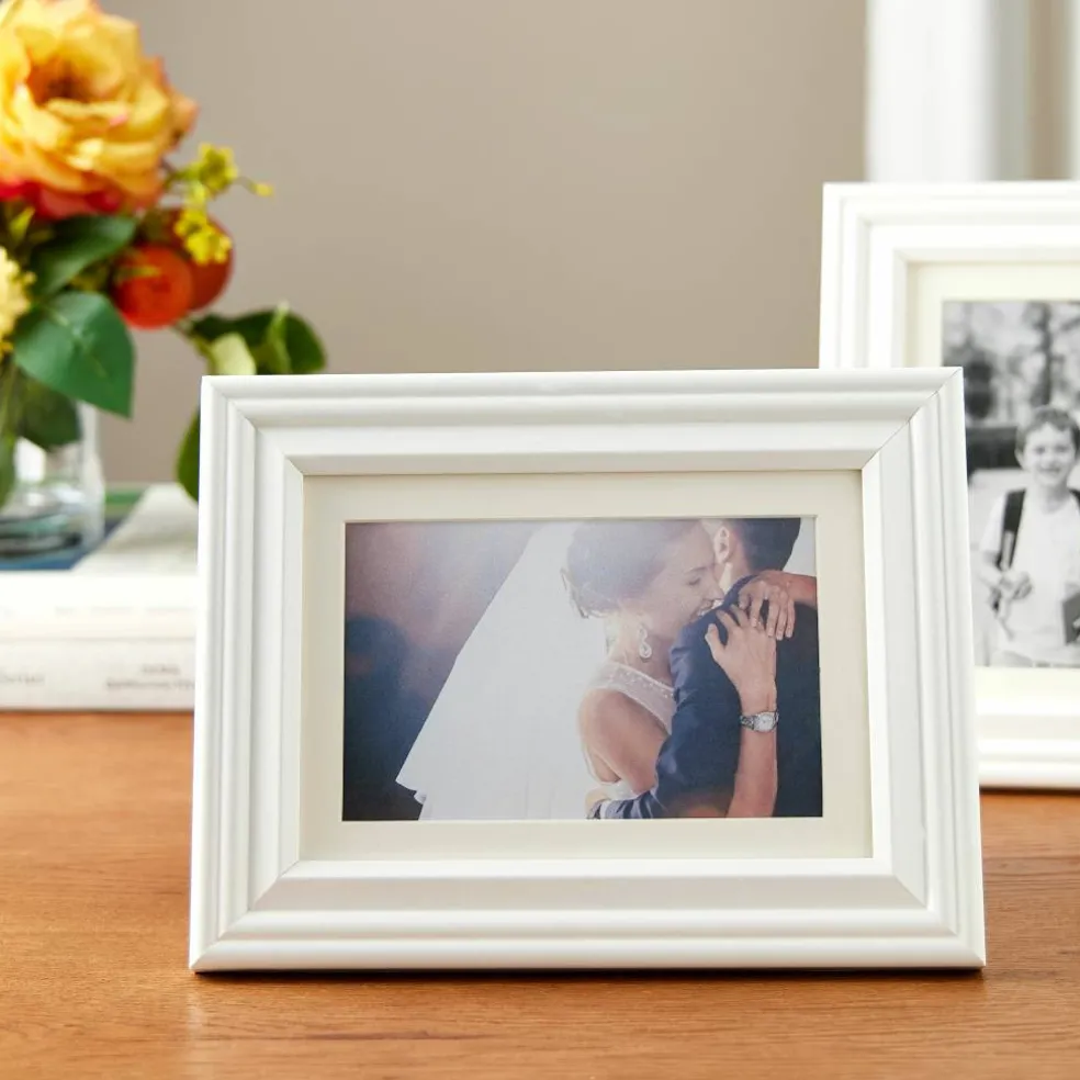 5 Pack Lifestyles 4" x 6" White Frame with Mat by Studio Décor®