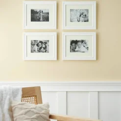 4 Pack Lifestyles 5" x 7" White Frames with Mat by Studio Décor®